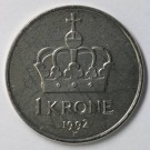 1 krone 1992 , kv. 0 thumbnail