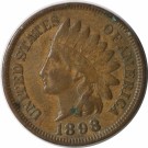 One Cent 1898, Indian Head, kv. 1+ (Nr. 3000) thumbnail