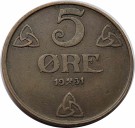 5 øre 1931, kv.1+ thumbnail