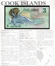 Cook Islands: 3 Dollars 1992, #6, kv. 0 (Nr.97), bakark medfølger thumbnail