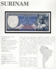 Surinam: 5 Gulden 1963, #120, kv. 0 (Nr.40), bakark medfølger thumbnail