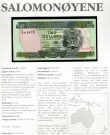 Salomonøyene: 2 Dollars, (1986) ND #13a, kv. 0 (Nr.131), bakark medfølger thumbnail