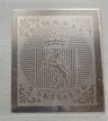 Temasamling 10 fra Posten: Frimerket 150 år (Norges første frimerke i sølv), 2005 thumbnail