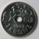 1 krone 1999 , kv. 0 thumbnail