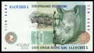Sør-Afrika: 10 Rand 1993, #123a, kv. 0 (Nr.84), bakark medfølger thumbnail