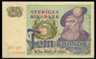 Sverige: 5 Kronor 1977, #51D, kv.1+ thumbnail