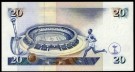 Kenya: 20 Shilingi 1998, #35c, kv. 0 (Nr.57), bakark medfølger thumbnail