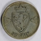 50 Øre 1918, kv. 1/1- (Nr.999) thumbnail
