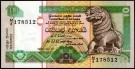Sri Lanka: 10 Rupees 1991, #102a, kv. 0 (Nr.99), bakark medfølger thumbnail