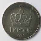 1 krone 1990 , kv. 0 thumbnail