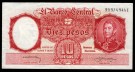 Argentina: 10 Pesos ND (1954-1957), #270, kv. 1/1+ thumbnail