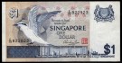Singapore: 1 Dollar (1976) ND, #9, kv.1/1+ thumbnail