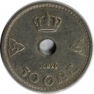 50 Øre 1928, kv. 1+ thumbnail