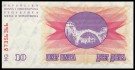 Bosnia-Herzegovina: 10 Dinarer 1992, kv. 0 (Nr.4), bakark medfølger thumbnail