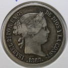 20 Centimos 1868, Kv. 1, (Nr. R386) thumbnail