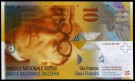Sveits: 10 Francs 1995, #66a, kv. 0 (Nr.64), bakark medfølger thumbnail