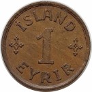 1 Eyrir 1937, kv. 1+, noe riper (opplag 210.560 stk) thumbnail