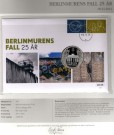 Myntbrev. Nr. 199, Berlinmurens fall 25 år (SØLV) thumbnail
