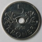 5 kroner 2001 , kv. 0 thumbnail