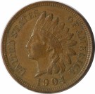 One Cent 1904, Indian Head, kv. 1+/01 (Nr. 3003) thumbnail
