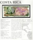 Costa Rica: 5 Colones 1989, #236d, kv. 0 (Nr.126), bakark medfølger thumbnail