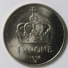 1 krone 1974 , kv. 0 thumbnail