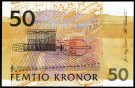 Sverige: 50 Kronor 1996-2003 ND, #62a, kv. 0 (Nr.46), bakark medfølger thumbnail