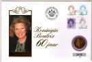 Kongelig myntbrev, SH 08 - Dronning Beatrix 60 år thumbnail