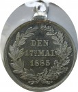 17. Mai. 1885, Eike og Laurbærkrans, JA.10, Aluminium thumbnail