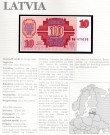 Latvia: 10 Rublu 1992, #38, kv. 0 (Nr.74), bakark medfølger thumbnail