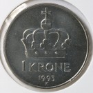 1 krone 1993 , kv. 0 thumbnail