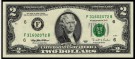 USA: 2 Dollars 1995, #497, kv. 0 (Nr.51), bakark medfølger thumbnail