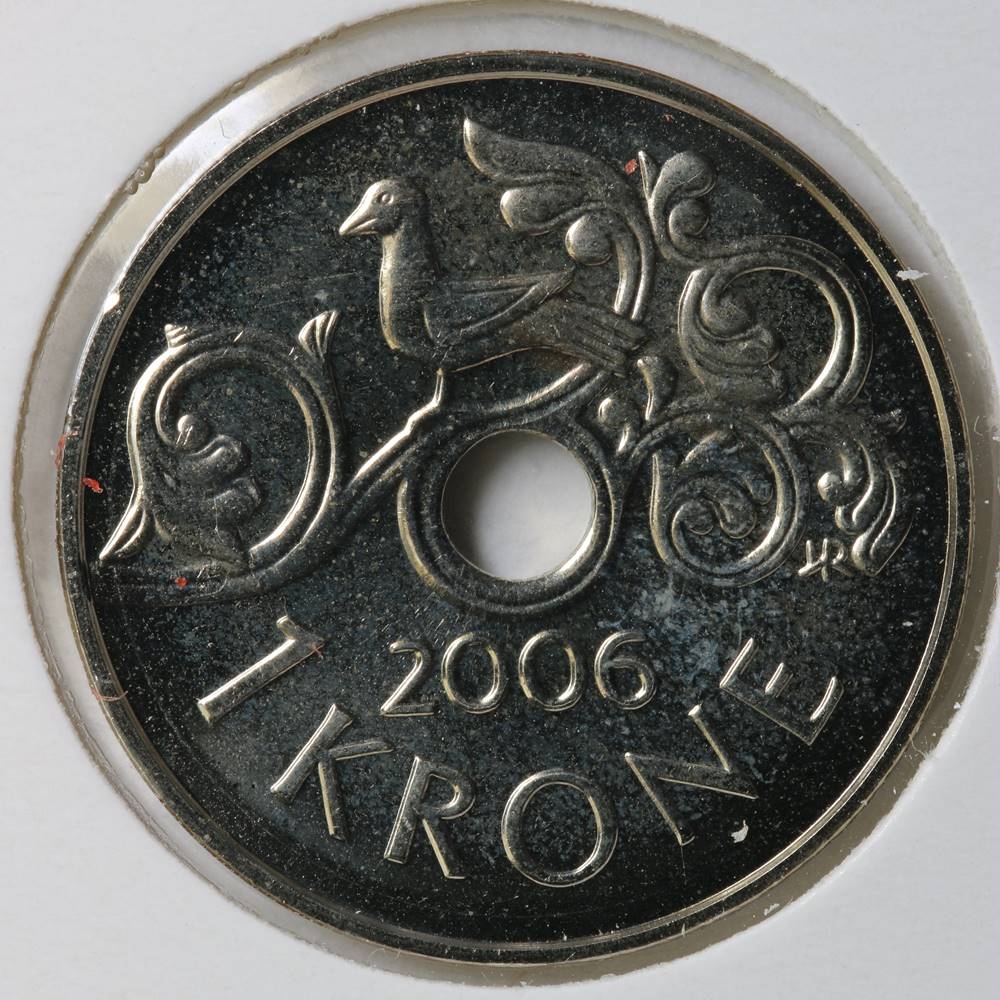 Eksempelbilder, Metall: Kobbernikkel, Brutto: 4,35 gram, Diameter: 21mm